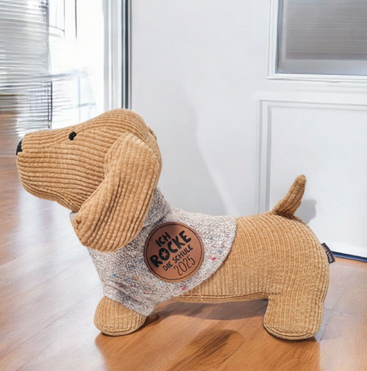 Geschenk: Schulkind Türstopper BAZI mit Wunschtext und Namen